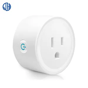 Großhandel US Standard 10A Mini Tuya Smart Life Home WLAN-Steckdose Stecker funktioniert mit Alexa und Google Home