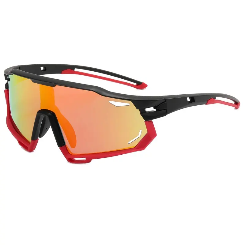 2024 new trends polarized UV400 outdoor running fishing bike`cycling motorcycle sun shades wrap around sport sunglasses