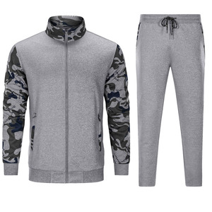 Survêtement pour homme en tissu 100% coton/polyester, à vendre, très tendance, couleur unie, qualité supérieure. - Product Image 1