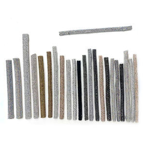 공장 클래식 맞춤형 라인스톤 뱃살끈: 장식용 신발 갑피 소재용 라인스톤 트림 - Product Image 3