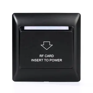 में सक्षम यूरोपीय मानक प्लास्टिक कार्ड धारक ऊर्जा की बचत स्विच कार्ड कुंजी स्विच