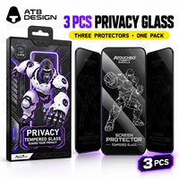 3 Paket Pelindung Layar Privasi 9H Tempered Glass Anti Gelembung untuk iPhone 18 17 Pro Max