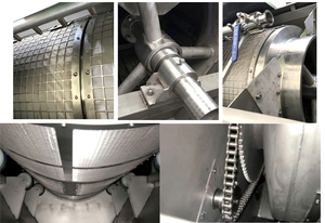 Filtre fin 30000L/heure de <span class=keywords><strong>disque</strong></span> rotatif de fibre de traitement des eaux usées de plateau tournant biologique efficace garantie de 1 an - Product Image 6