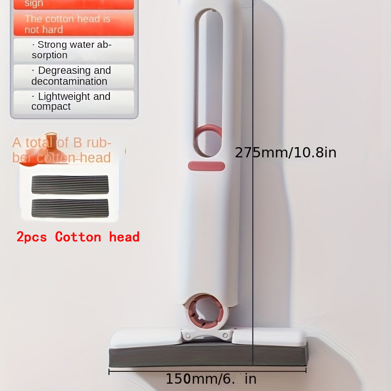 Mini MOP 1 bolsa de OPP de cabeza de algodón de goma