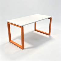 Bureau d'ordinateur commercial, table d'écriture et de travail, mobilier de bureau pour usage domestique et professionnel
