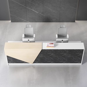 Sáng Tạo tối giản hiện đại thân thiện với môi văn phòng bàn tiếp tân dịch vụ đơn giản quầy thu ngân cho khách sạn và công ty - Product Image 2