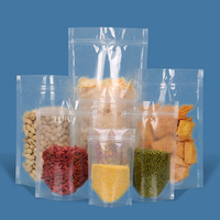 Sacs en plastique PET+CPP à fermeture éclair thermoscellée, fabrication chinoise, impression gravure personnalisée, fond plat transparent, sécurité pour chips de pommes de terre