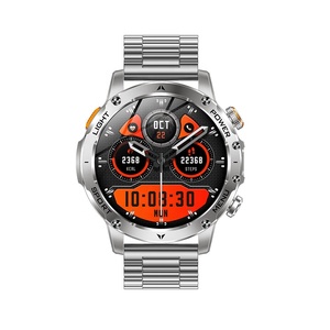 2025 New AK87 <b>Smart</b> Watch with Steel Silicone Strap Large Round Screen Fitness Tracker 100+ Sport Modes BT Calling Function - Product Image 3