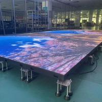 Panneau d'affichage LED interactif pour piste de danse extérieure 250x250, idéal pour mariages et scènes