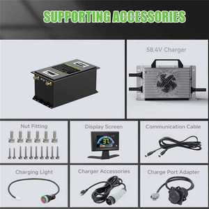 รถกอล์ฟ OTM แบตเตอรี่ลิเธียม38.4V 51.2V 76.8V เซลล์150Ah เกรดโซลิดสเตทแพ็ค BMS - Product Image 3