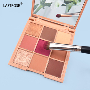 Palette <span class=keywords><strong>de</strong></span> fards à paupières <span class=keywords><strong>de</strong></span> couleur macaron en gros, logo personnalisé, 9 couleurs, palette <span class=keywords><strong>de</strong></span> fards à paupières aux tons terre, mat, nacré, pailleté, cosmétique - Product Image 3