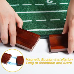 Putter de <span class=keywords><strong>Golf</strong></span> en bois vert-entraîneur de <span class=keywords><strong>golf</strong></span> vert intérieur <span class=keywords><strong>tapis</strong></span> de mise de <span class=keywords><strong>golf</strong></span> 1 trou aides à l'entraînement mini <span class=keywords><strong>tapis</strong></span> de <span class=keywords><strong>Golf</strong></span> en stock - Product Image 6