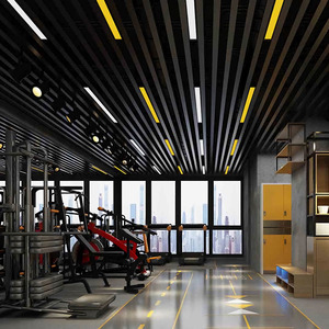 Migliore illuminazione su misura bianco ufficio professionale Design moderno illuminazione soffitto <span class=keywords><strong>led</strong></span> tubo lineare luce a sospensione lineare