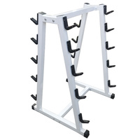 Support de Rangement Robuste en Acier pour Haltères Double Face avec Crochets 20J, Idéal pour la Maison et l'Entraînement Physique – Vente Directe Usine
