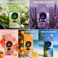 Diffuseur de parfum pour voiture LC, clip de ventilation, parfum longue durée, éliminateur d'odeurs, diffuseur de parfum pour accessoires intérieurs de voiture