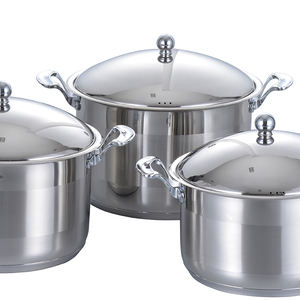 Nouveau produit : Ensemble de casseroles <span class=keywords><strong>en</strong></span> acier inoxydable pour le camping, grand ensemble de batterie de cuisine - Product Image 3
