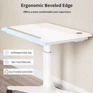 ERGO COLLECT Adjustable Height Standing <strong>Desk</strong> Overbed Design Mobile Study Table For Kids Adults Drawing &amp; Reading In Office Study - Product Image 6