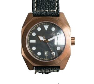 Montres automatiques mécaniques pour hommes de marque de luxe, bronze classique, sport, verre saphir bombé - Product Image 1