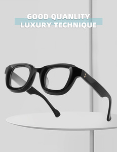Rétro classique rond hommes femmes acétate Mazzucchelli lunettes cadre épais acétate <span class=keywords><strong>Opticale</strong></span> lunettes - Product Image 3