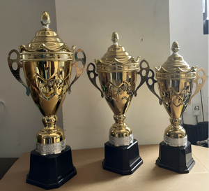 Wenzhou DM Proveedor profesional de trofeos de metal Trofeos de hierro 3364 de alta calidad Revestimiento UV personalizable Pantalla Su logotipo <span class=keywords><strong>Orgullo</strong></span> - Product Image 4