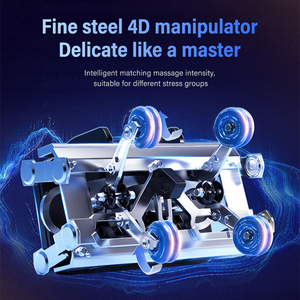 Kursi pijat terapi panas 4D jejak nol gravitasi, harga pabrik untuk penggunaan di rumah - Product Image 5