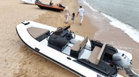 Bateau semi-rigide RHIB à coque en aluminium, gonflable, 10 personnes, 600 cm, Achilles Hypalon, avec cabine de luxe pour la pêche, fabriqué en Chine, faible MOQ