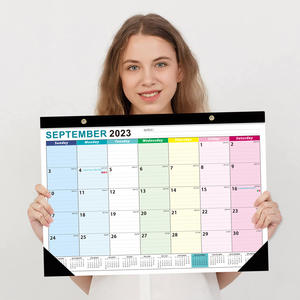 <span class=keywords><strong>Calendrier</strong></span> de bureau en vente chaude, <span class=keywords><strong>calendrier</strong></span> mural de 18 mois, <span class=keywords><strong>calendrier</strong></span> autocollant annuel, bloc-notes - Product Image 3