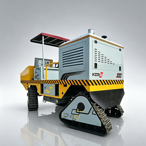 Machine à bordures auto-nivelante 1500 tr/min à entraînement électrique avec refroidissement par eau pour autoroute - Product Image 5