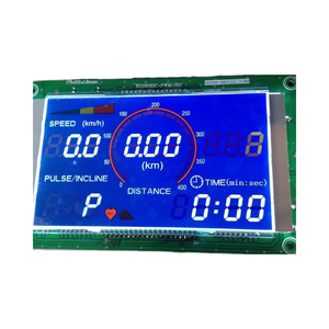 Индивидуальный TN6-digit 7-сегментный ЖК-дисплей черный фон белый текст промышленный дисплей инструмент сегментный код настраиваемый - Product Image 2