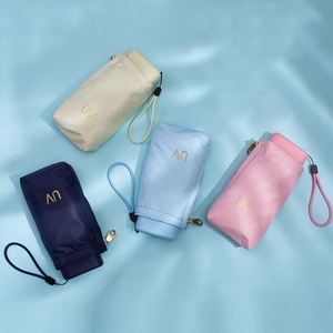ร่มพับ 6 ตอน ขนาดพกพา ผ้าเคลือบสีดำ 30D ป้องกันรังสียูวี พกพาสะดวกและกะทัดรัด - Product Image 1