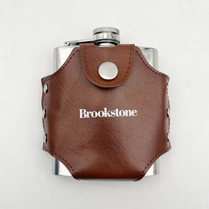 Per uso alimentare 304 in acciaio inox 6oz fiaschetta fiaschetta in peltro <span class=keywords><strong>con</strong></span> sacchetto per alcool - Product Image 4