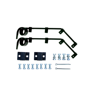 BS-AMFH-Q3C16 Spatbordbevestigingsset met chroom, zwart, schuin 3-spiraal, 28 inch - Product Image 1