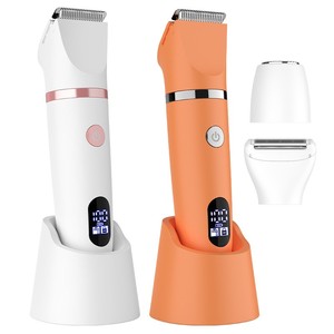 3 in 1 Waterproof Women's Body Shaver Cordless Electric Shaver USB Charging LED Display Painless Body Hair Removal Epilator