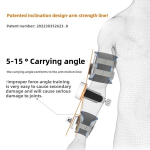 Dispositivo de Ejercicio de Rehabilitación de Articulación del Codo para Fisioterapia con Extensión Automática y Grados Ajustables, Accesorio Médico - Product Image 2