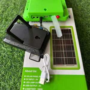 ALECTER PERC โมโนคริสตัลไลน์ 20W/30W/100W เครื่องชาร์จพลังงานแสงอาทิตย์อเนกประสงค์ USB ชาร์จไฟได้ พาวเวอร์แบงค์แบบพกพา ไฟ LED ส่องสว่าง - Product Image 5