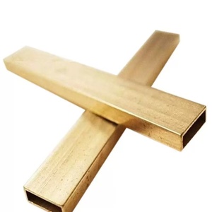 <span class=keywords><strong>Tubo</strong></span> Cuadrado <span class=keywords><strong>de</strong></span> Latón H63 H65 con Superficie Lisa para Decoración <span class=keywords><strong>de</strong></span> Muebles - Product Image 3
