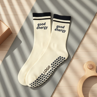 Yoga-Grip-Socken Rutschfeste Anti-Rutsch-Pilates-Socken mit Eigenem Logo Nahtlos für Frauen Barre
