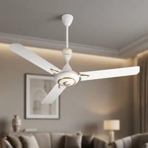 Ventilateur de plafond électrique Kimatsu 1200 mm Platinum à 5 pales, moteur DC, design élégant, pales métalliques antirouille, mécanique, pour usage domestique - Product Image 3