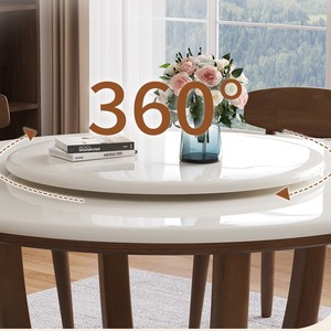 <span class=keywords><strong>Table</strong></span> ronde haut de gamme en jade de glace blanc pur, design chinois, <span class=keywords><strong>table</strong></span> à manger pour restaurant, appartements - Product Image 2