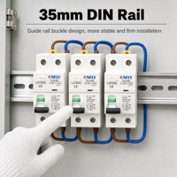 Disjoncteur différentiel électronique et magnétique CNFLY ID 2 pôles 40A 63A 230V avec protection Li, montage sur rail, certifié CE IEC60947-2 6KA