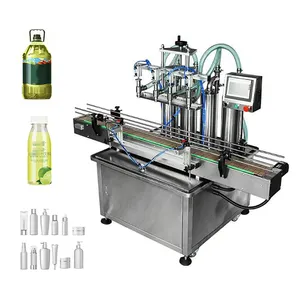 Production Line Rinsing Automatic Bottle Filling Machine With Cap Blower For Small Bottles