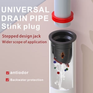 Ống thoát nước chống mùi niêm phong Vòng công cụ máy giặt cống cống lõi cắm kết nối nhà bếp kiểm tra van - Product Image 2