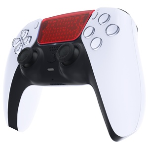 EXtremeRate Custom Clear <b>Red</b> Part Touch Pad Replacement Touchpad for <b>Ps5</b> <b>Controller</b> BDM-010/020/030/040/050 - Product Image 5