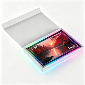 Custom Precision Speed <b>Control</b> Glass Mouse Pads ODM Silicone Base RGB Lighting Tempered Glass Mousepad for <b>Gaming</b> OEM - Product Image 1