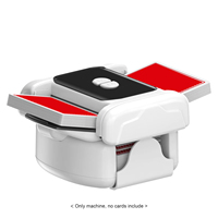 Mélangeur de cartes électrique automatique à 2 étages Machine de revendeur de poker sans fil rechargeable avec port de type C Commodité à portée de main