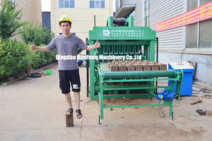 DF7-10 Volautomatische Hydraulische In Elkaar Grijpende Baksteen Makende <span class=keywords><strong>Machine</strong></span> Bakstenen Muur Gebouw <span class=keywords><strong>Machine</strong></span> Modder Bodem Baksteen <span class=keywords><strong>Machine</strong></span> Prijs - Product Image 4