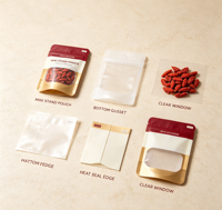 Sachets Ziplock Personnalisés Comestibles Scellables Anti-Odeur à Fond Plat pour Friandises pour Animaux et Emballage Alimentaire – Vente en Gros