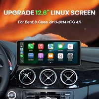 Radio para Auto Rhythm de 12.6 Pulgadas Ultra Rápido con Linux para Mercedes Benz Clase B 2013-2014 NTG 4.5, Carplay Inalámbrico, Android Auto Sin Retraso