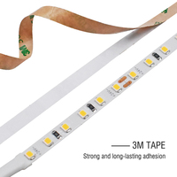 Ruban LED Blanc 24V 7.2W 2835 pour Décoration Intérieure, Bande Flexible FPC 6mm, 2200-6500K, IRC 90, Découpable