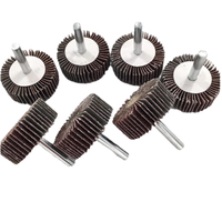 Tête de meulage à turbine avec poignée, persienne cylindrique, meulage métallique, antirouille, polissage, chiffon abrasif, tête de meulage
